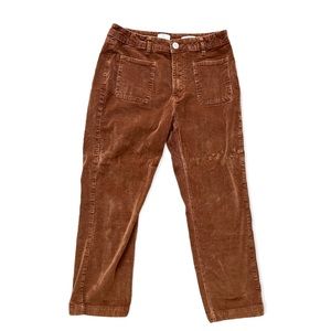 Cotton On Mid Slim Straight Corduroy Pants